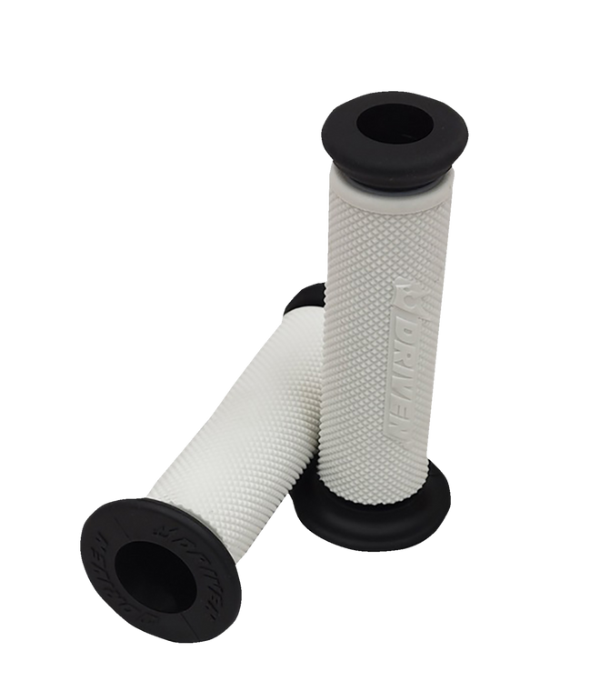 Driven Racing - Grips - Grippy - Open Ends - White - Grippy Grips - D637WTO