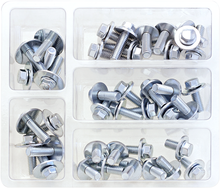 Bolt - Bolt Assortment - Flange - Assembled Hex-Head Flange Nut Assortment - SV-M6SEMS Bolt - Bolt Assortment - Flange - Assembled Hex-Head Flange Nut Assortment - SV-M6SEMS