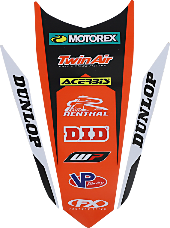 Factory Effex - Rear Fender Graphic - KTM - Rear Fender Kit - 22-32532