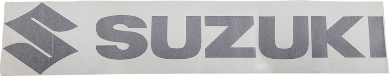 Factory Effex - Die-Cut Decal - 5' - Black - Suzuki - Die-Cut Logo Decal - 08-94416