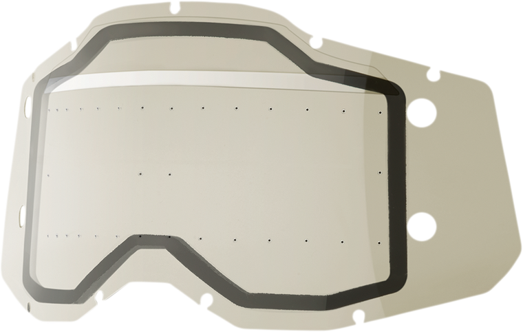 100% - Accuri 2/Racecraft 2/Strata 2 Forecast Dual Lens - With Bumps - Smoke - Accuri 2/Racecraft 2/Strata 2 Forecast Goggle Dual Lens - 59101-00002 100% - Accuri 2/Racecraft 2/Strata 2 Forecast Dual Lens - With Bumps - Smoke - Accuri 2/Racecraft 2/Strata 2 Forecast Goggle Dual Lens - 59101-00002