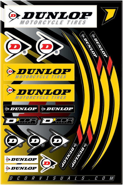 D'cor Visuals - Decal Sheet - Dunlop - Decal Sheet - 40-90-117