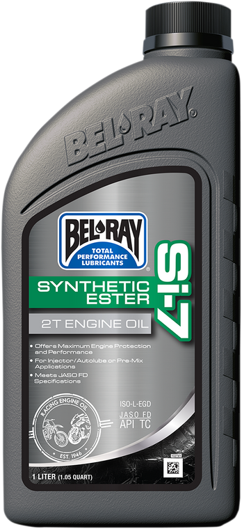 Bel-ray - SI-7 Synthetic 2T Oil - 1L - Si-7 Synthetic 2T Engine Oil - 99440-B1LW Bel-ray - SI-7 Synthetic 2T Oil - 1L - Si-7 Synthetic 2T Engine Oil - 99440-B1LW