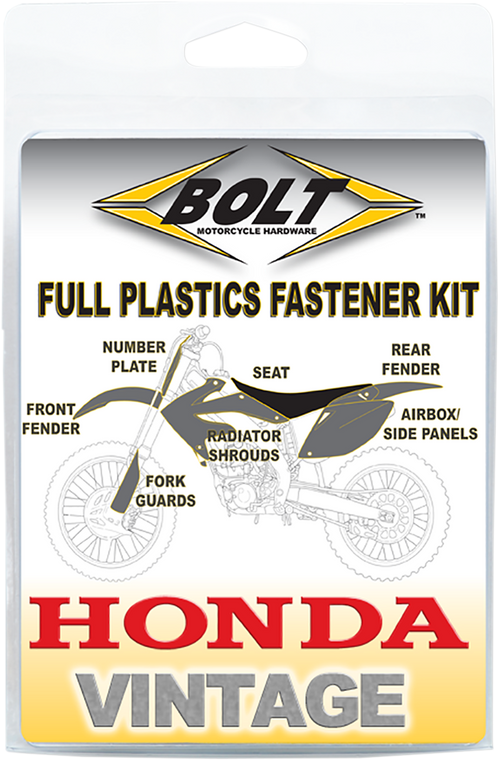 Bolt - Fastener Body Kit - Honda - CR - Body Work Fastener Kit - HON-9297104