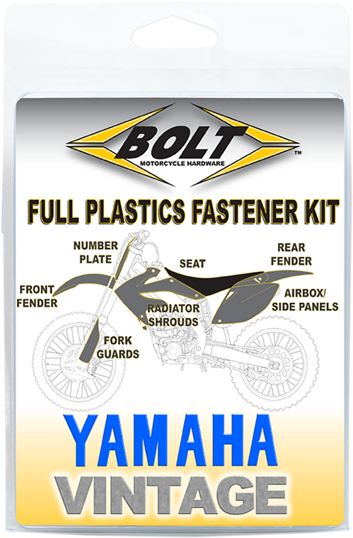 Bolt - Fastener Body Kit - Yamaha - YZ - Body Work Fastener Kit - YAM-9802201