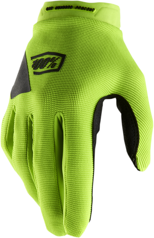 100% - Women's Ridecamp Gloves - Yellow/Black - Small - Women's Ridecamp Gloves - 10013-00006