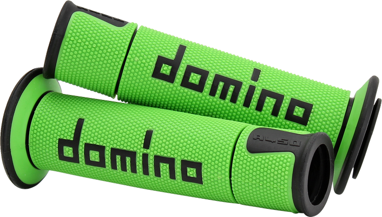 G2 Ergonomics Corp. - Grips - Domino - A450 - Green/Black - A450 Grips - A45041C4044