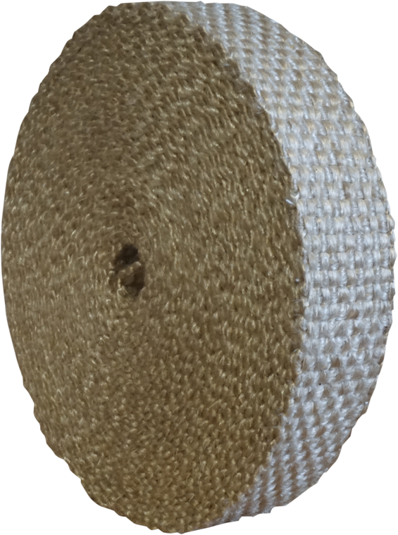 Helix - Exhaust Wrap - Tan - 1x25 - Fiberglass Exhaust Wrap - 525-1000