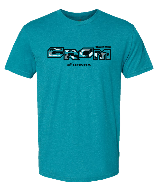 Honda Apparel - Honda Grom T-Shirt - Teal - Small - Honda Grom T-Shirt - NP21S-M2468-S