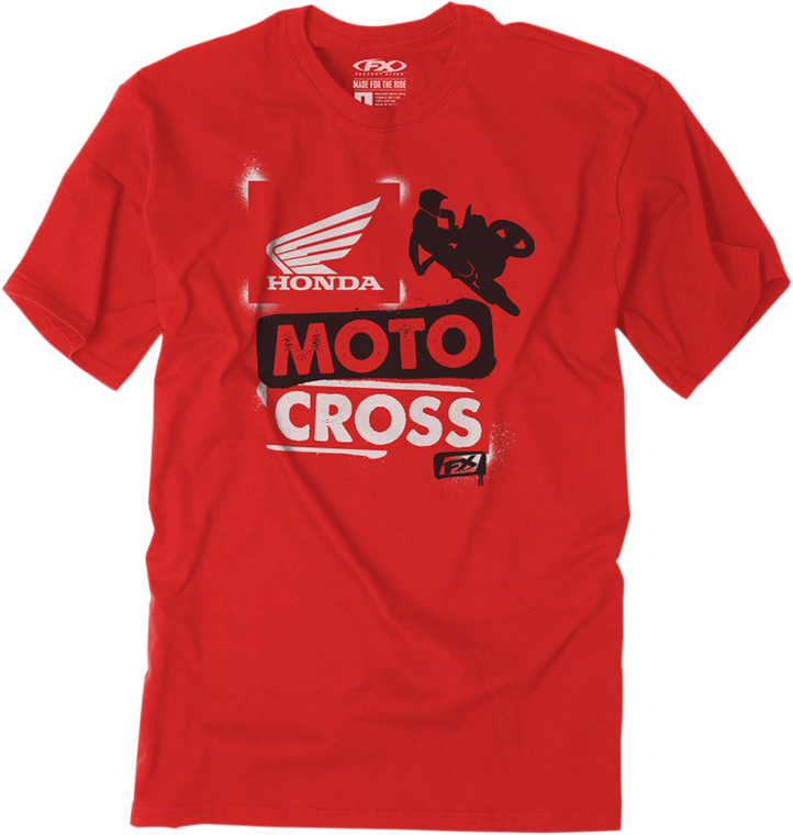 Factory Effex - Youth Honda Paint T-Shirt - Red - Large - Youth Honda Paint T-Shirt - 21-83334