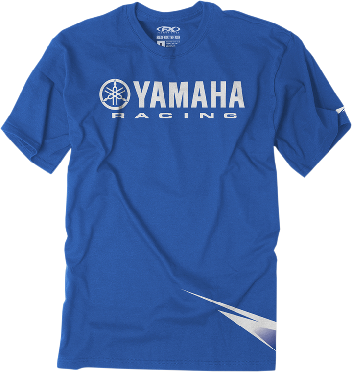 Factory Effex - Youth Yamaha Racing Strobe T-Shirt - Blue - Medium - Youth Yamaha Racing Strobe T-Shirt - 21-83222