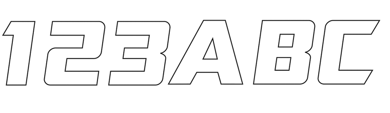 Hardline - Decal Registration Kit - White - Professional Registration Decal Installation Kit - WHITE900