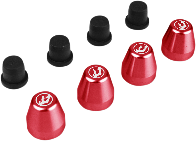 Driven Racing - Brake Bleeder Cover - Red - Brake Bleeder Cover - DBNC-RD