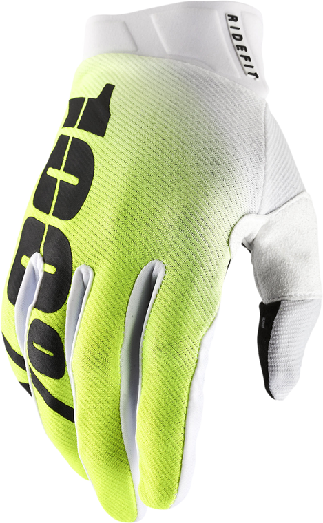 100% - Ridefit KORP Gloves - Yellow - Small - Ridefit KORP Gloves - 10010-00015