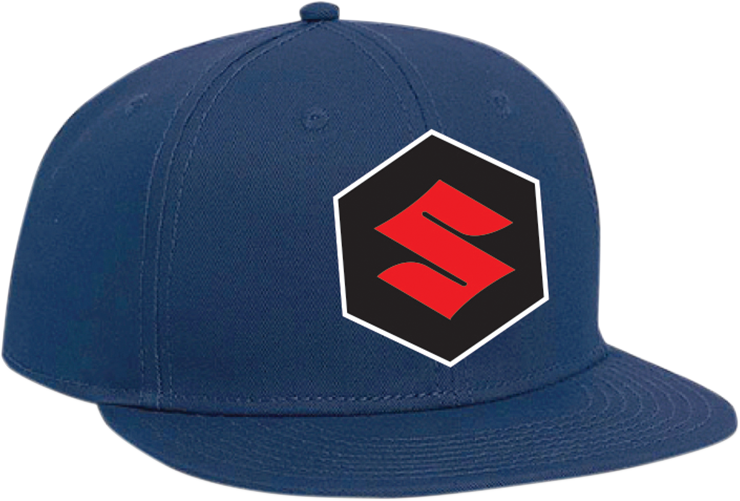 Factory Effex - Youth Suzuki Snapback Hat - Blue - Youth Suzuki Snapback Hat - 19-86412
