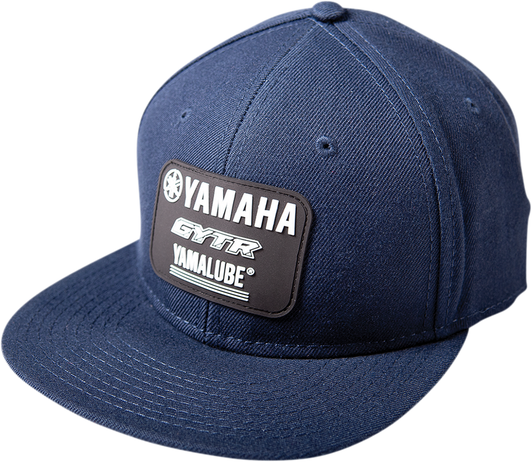 Factory Effex - Yamaha Team Snapback Hat - Navy - Yamaha Team Hat - 24-86204