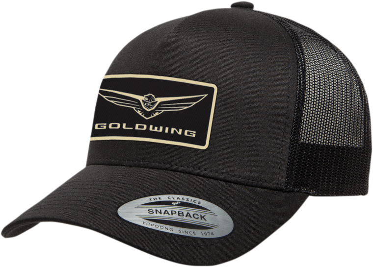 Factory Effex - Goldwing Icon Hat - Black - Goldwing Curved Bill Hat - 25-86802