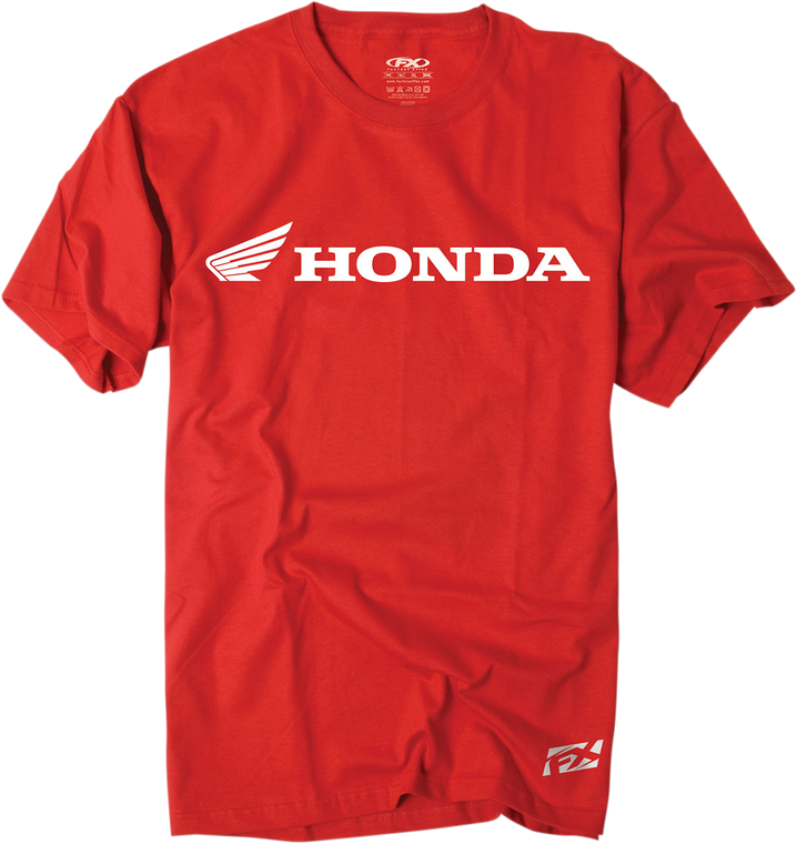 Factory Effex - Honda Horizontal T-Shirt - Red - XL - Honda Horizontal T-Shirt - 15-88334