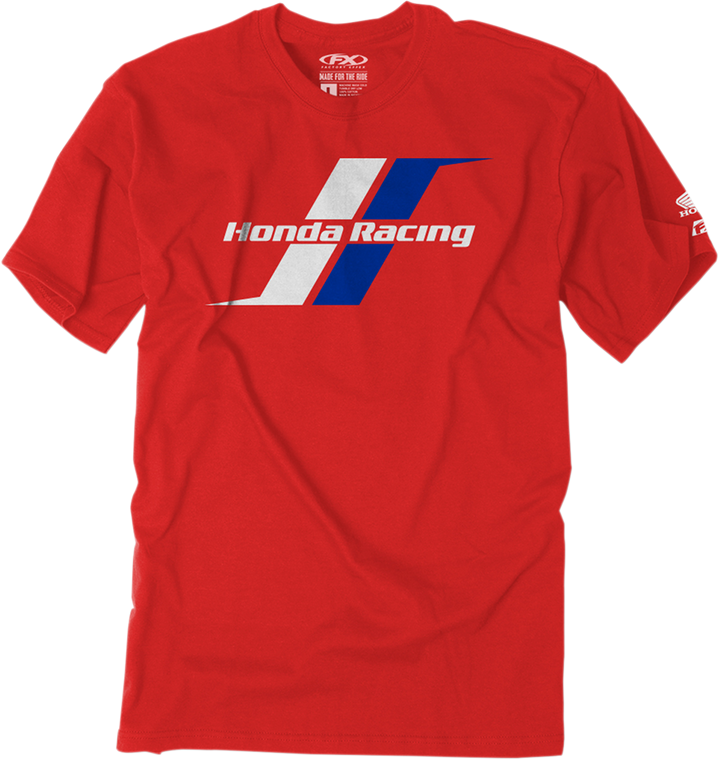 Factory Effex - Honda Stripes T-Shirt - Red - 2XL - Honda T-Shirt - 22-87308