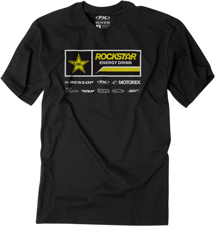 Factory Effex - Rockstar 21 Racewear T-Shirt - Black - 2XL - 21 Racewear T-Shirt - 24-87628
