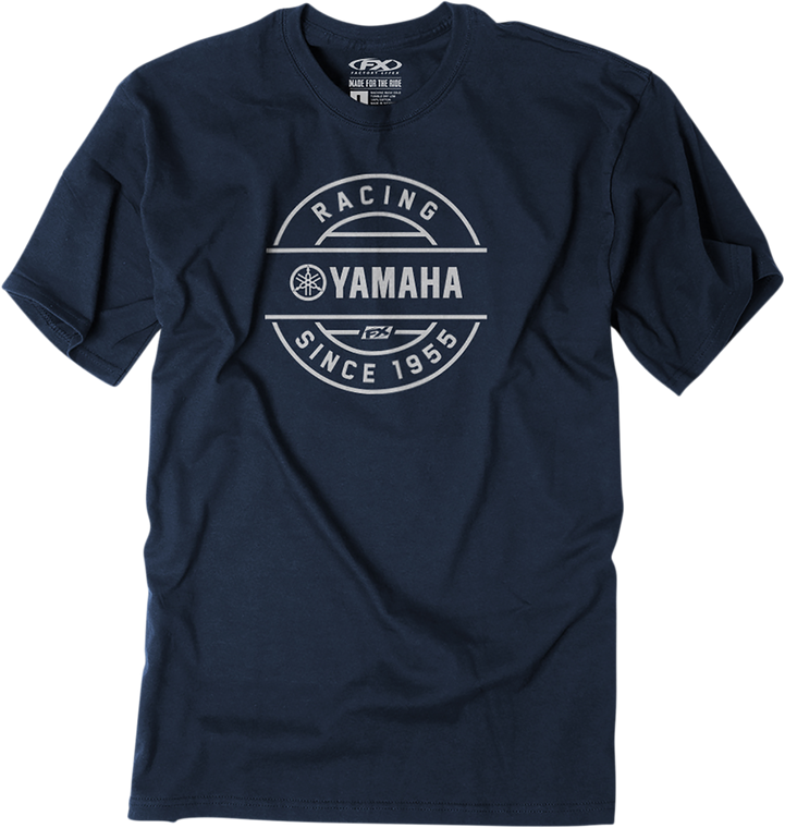 Factory Effex - Yamaha Crest T-Shirt - Navy - XL - Yamaha Crest T-Shirt - 25-87206