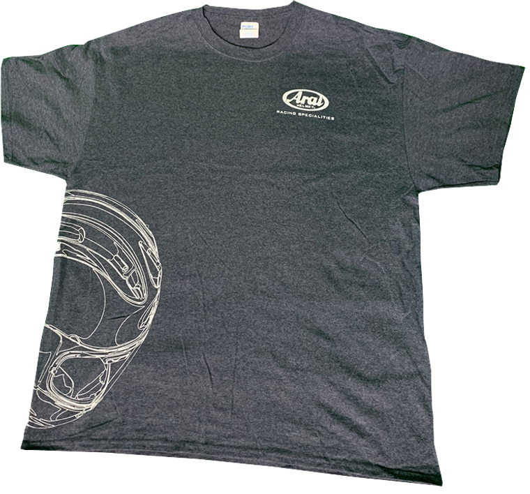 Arai Helmets - Arai Corsair-X T-Shirt - Black - Large - Arai Corsair-X T-Shirt - 121565 Arai Helmets - Arai Corsair-X T-Shirt - Black - Large - Arai Corsair-X T-Shirt - 121565