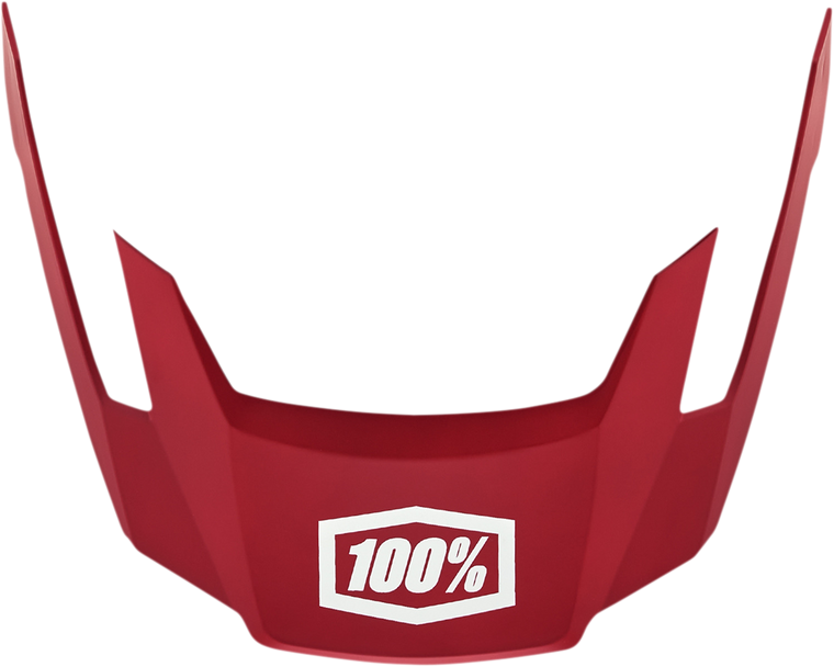 100% - Altec Visor - Deep Red - XS/S - Altec Helmet Visor - 89025-00003
