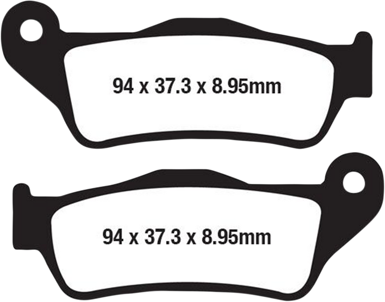 Ebc - Organic Brake Pads - FA643 - Organic Harley/Buell Brake Pads - FA643