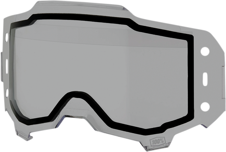 100% - Armega Forecast Dual Lens -Smoke - Armega Forecast Goggle Dual Lens - 59064-00002