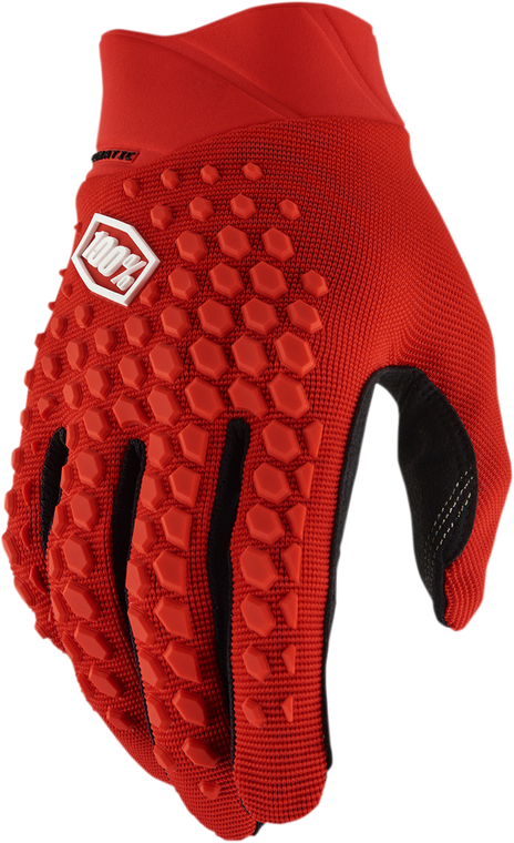 100% - Geomatic Gloves - Red - Medium - Geomatic Gloves - 10026-00016