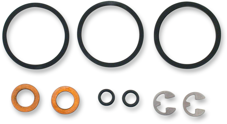 Hawg Halters - 4-Piston Caliper Rebuild Kit - Standard Bore - 4-Piston Brake Caliper Rebuild Kit - HHI-101-002 Hawg Halters - 4-Piston Caliper Rebuild Kit - Standard Bore - 4-Piston Brake Caliper Rebuild Kit - HHI-101-002