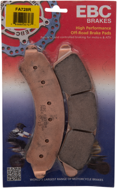 Ebc - Sintered "R" Brake Pads - Long-Life Sintered "R" Brake Pads - FA728R