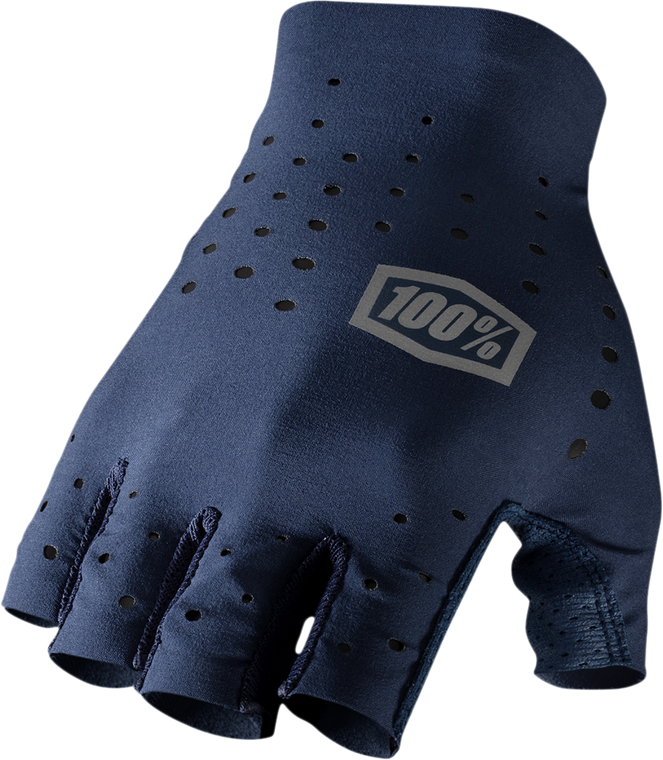 100% - Sling Short Finger Gloves - Navy - Medium - Sling Short Finger Gloves - 10021-00011