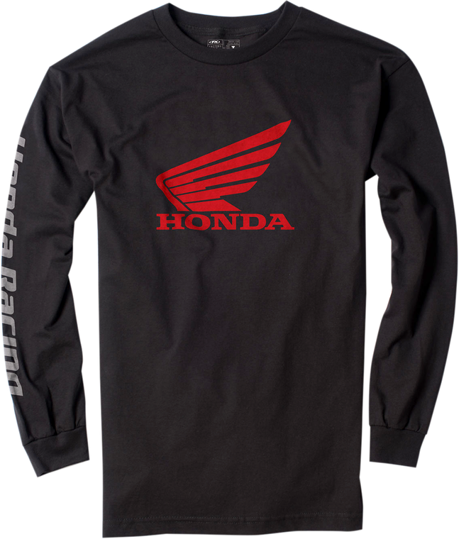 Factory Effex - Honda Long-Sleeve T-Shirt - Black - 2XL - Honda Long-Sleeve T-Shirt - 17-87318