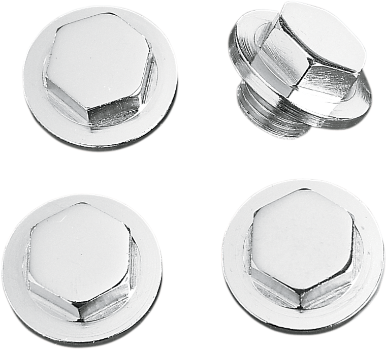 Colony - Cap - Rocker End - Big Twin - Chrome Cap Nut Kit - 8614-4 Colony - Cap - Rocker End - Big Twin - Chrome Cap Nut Kit - 8614-4