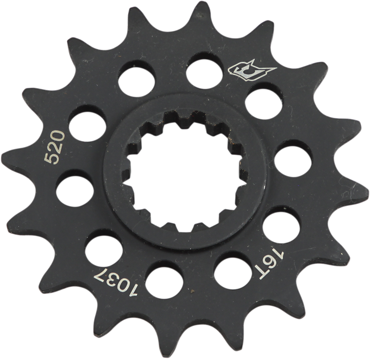 Driven Racing - Counter Shaft Sprocket - 16-Tooth - Lightweight Steel Sprocket - 1037-520-16T
