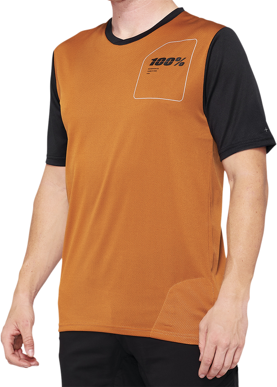 100% - Ridecamp Jersey - Terracotta/Black - XL - Ridecamp Jersey - 40027-00018