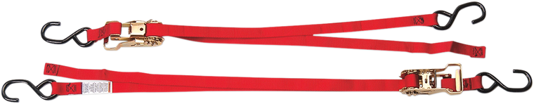 Ancra - Rat Pak Tie-Down - 1" x 6' - Red - 1" Rat Pak Ratchet-Buckle Tie-Downs - 47439-10 Ancra - Rat Pak Tie-Down - 1" x 6' - Red - 1" Rat Pak Ratchet-Buckle Tie-Downs - 47439-10
