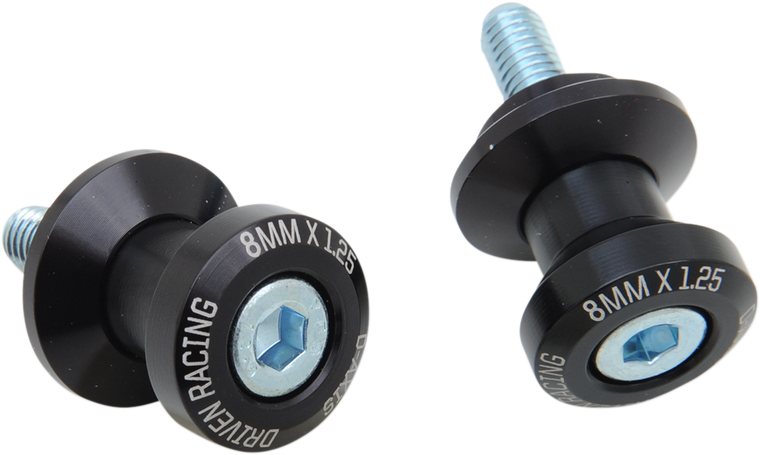 Driven Racing - D-Axis Spools - Black - 8 mm - D Axis Spools - DXS-8 BK