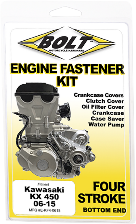 Bolt - Fastener Kit - Engine - KTM/EXC/XCFW - Engine Fastener Kit - E-KTMF4-0911EXC