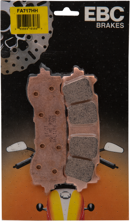 Ebc - Sintered Metal Brake Pads - FA717HH - Sintered "HH" Brake Pads - FA717HH