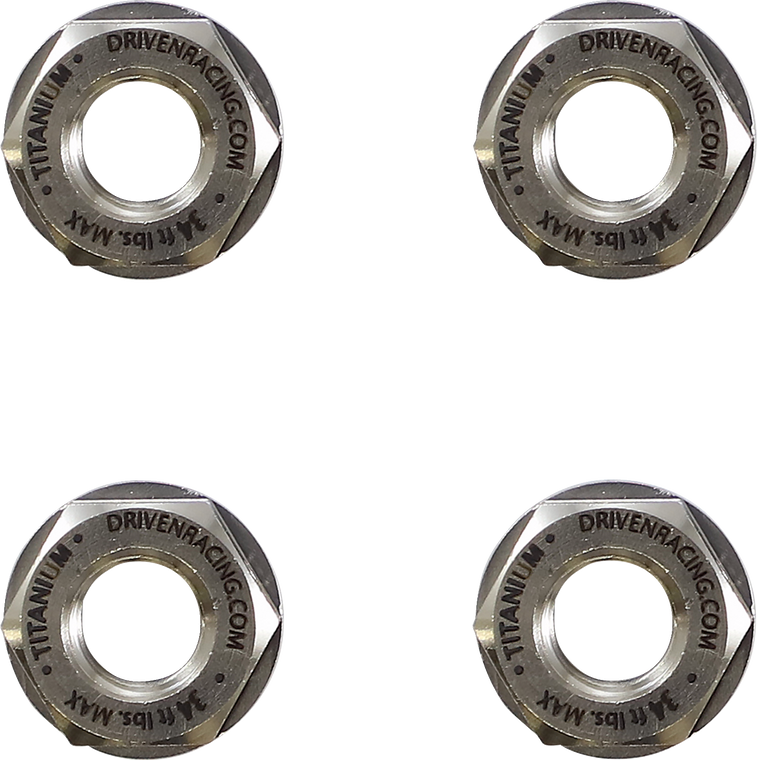 Driven Racing - Sprocket Nuts - Titanium - Titanium Sprocket Nuts - DSN-7 TN