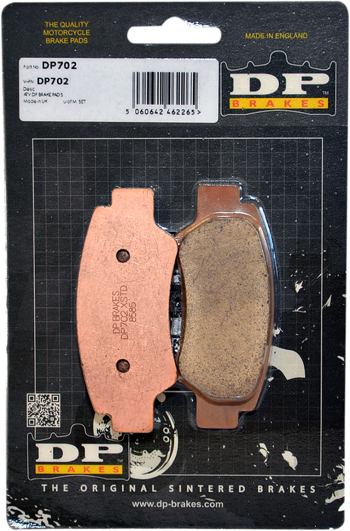 Dp Brakes - Sintered Brake Pads - Standard DP Sintered Brake Pads - DP702