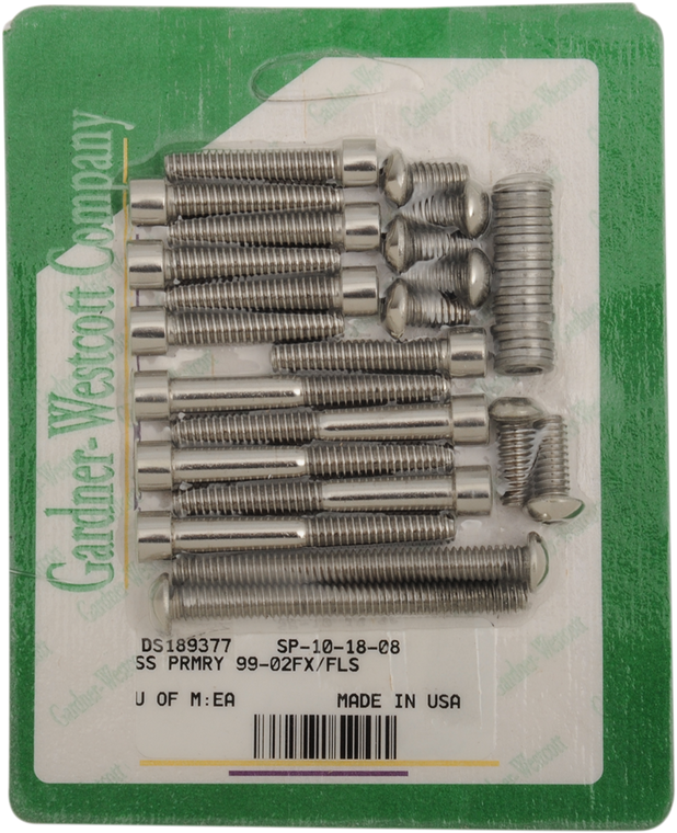 Gardner-westcott - Stainless Steel - Primary - Bolt Kit - SP-10-18-08