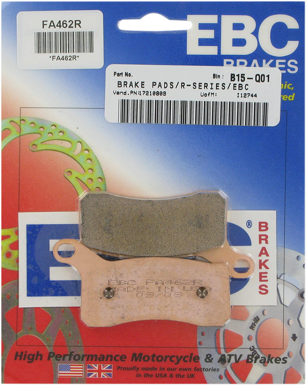 Ebc - Sintered "R" Brake Pads - Long-Life Sintered "R" Brake Pads - FA462R