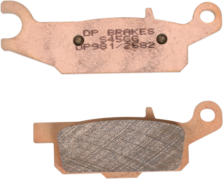 Dp Brakes - Standard Brake Pads - Grizzly - ATV/UTV Sintered Metal Brake Pads - DP981