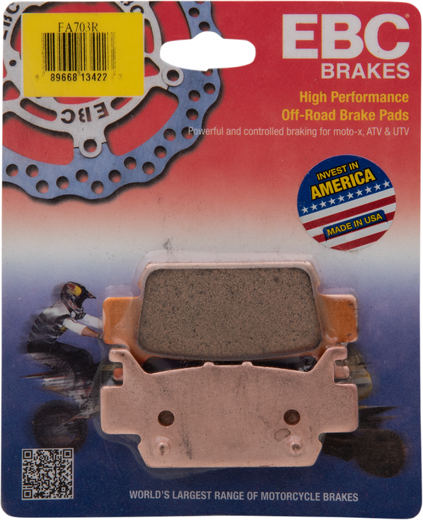 Ebc - Sintered "R" Brake Pads - Long-Life Sintered "R" Brake Pads - FA703R
