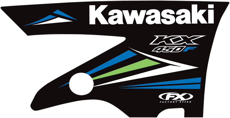 Factory Effex - OEM Tank Graphic - KX450F - Replacement OEM Tank/Shroud Graphics - 17-05132