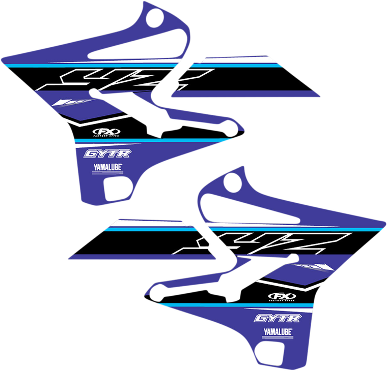 Factory Effex - OEM Shroud Graphic - YZ 125/250 - Replacement OEM Tank/Shroud Graphics - 24-05220