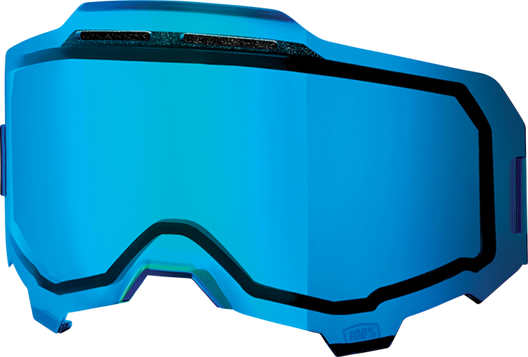 100% - Armega Lens - Blue Mirror - Armega Goggles Lens - 59053-00001